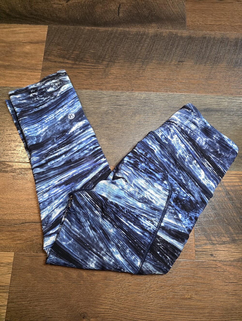 Lululemon Fast & Free Crop II Shorelines